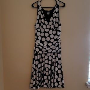 Black and white dress